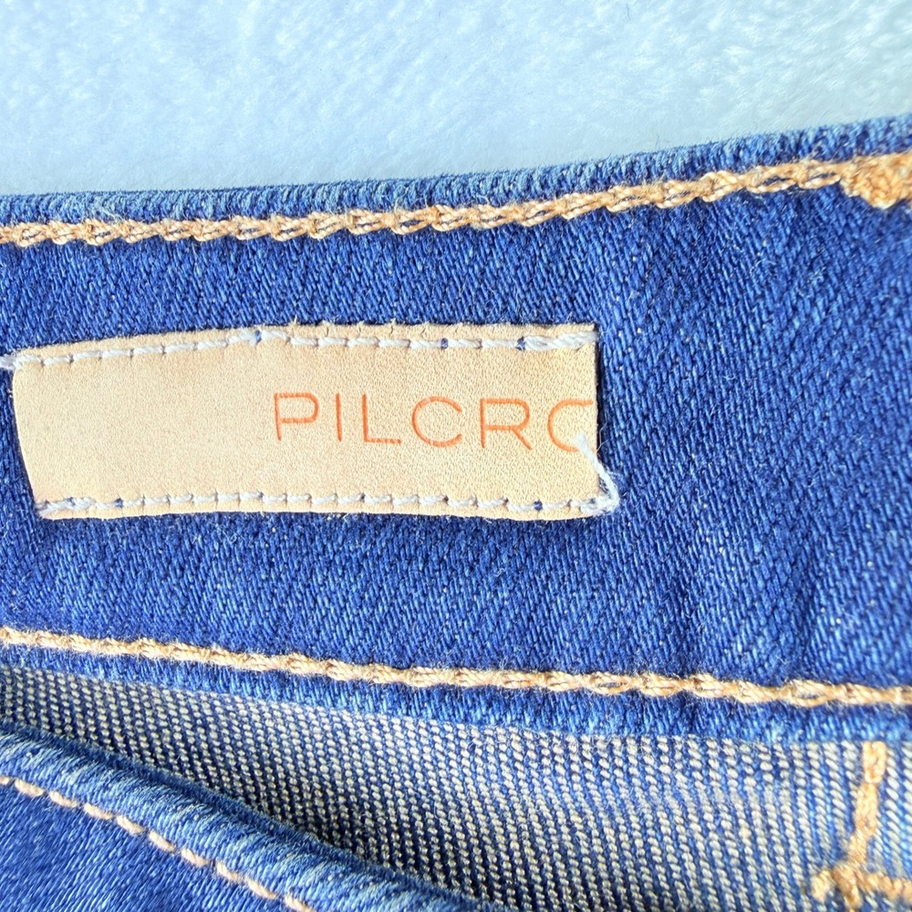 PILCRO Flare Bootcut Jeans Blue Dark Wash Bootcut 16x30 (Flaw) 70s style - Picture 8 of 9